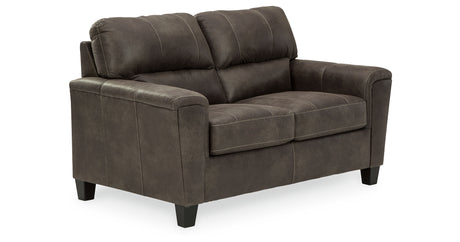 Navi Smoke Loveseat from Ashley Furniture - Luna Furniture