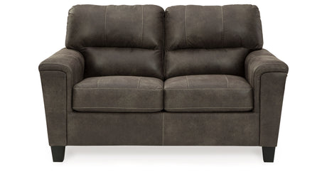 Navi Smoke Loveseat from Ashley Furniture - Luna Furniture