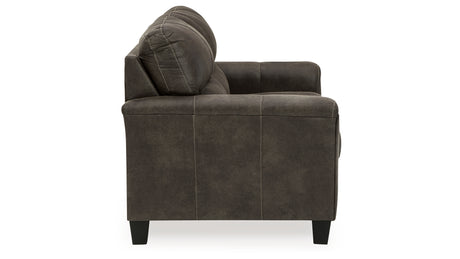 Navi Smoke Loveseat from Ashley Furniture - Luna Furniture