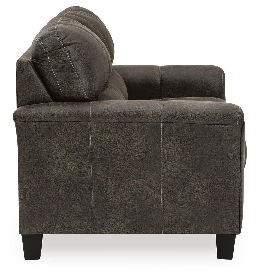 Navi Smoke Loveseat from Ashley Furniture - Luna Furniture