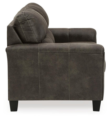 Navi Smoke Loveseat from Ashley Furniture - Luna Furniture