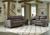 Navi Sofa and Loveseat in Smoke from Ashley - Luna Furniture