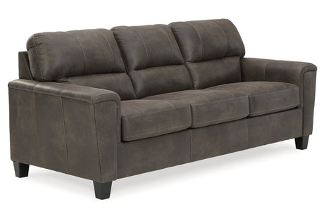 Navi Smoke Sofa, Loveseat and Recliner from Ashley Furniture - Luna Furniture