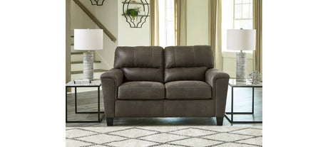 Navi Smoke Loveseat from Ashley Furniture - Luna Furniture