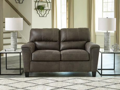 Navi Smoke Loveseat from Ashley Furniture - Luna Furniture