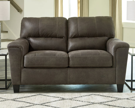 Navi Smoke Loveseat from Ashley Furniture - Luna Furniture