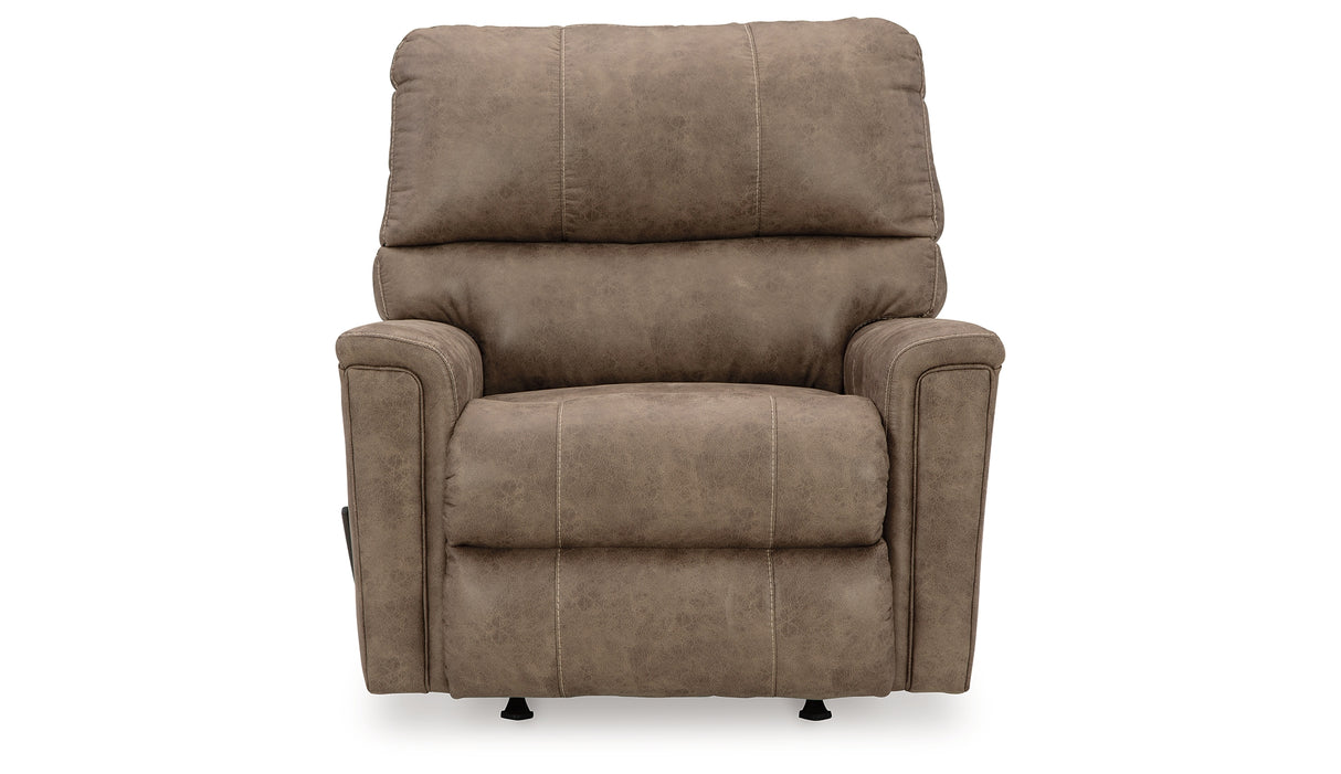 Navi Fossil Recliner from Ashley - Luna Furniture