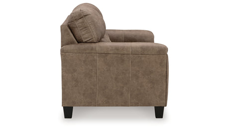 Navi Fossil Loveseat from Ashley - Luna Furniture