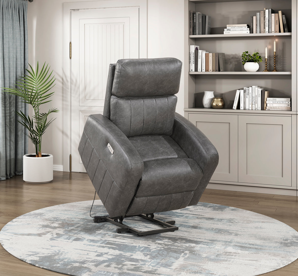 9424GY-1LT Power Lift Chair from Homelegance - Luna Furniture