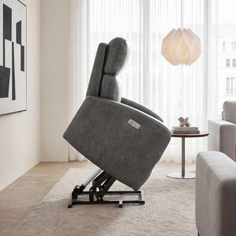 9424GY-1LT Power Lift Chair from Homelegance - Luna Furniture