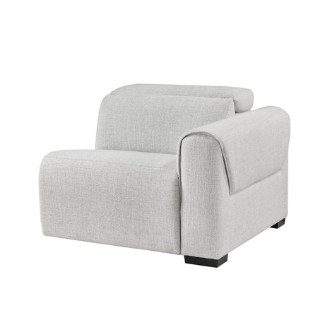 Spivey Dark Gray Leather Loveseat from Homelegance - Luna Furniture