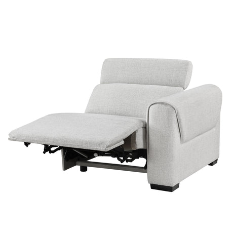 Spivey Dark Gray Leather Loveseat from Homelegance - Luna Furniture