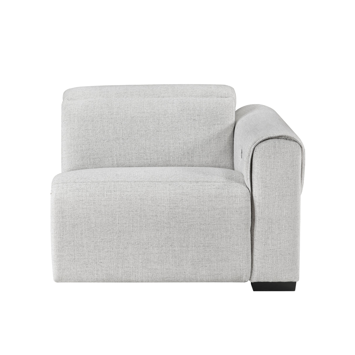 Spivey Dark Gray Leather Loveseat from Homelegance - Luna Furniture