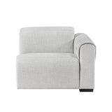 Spivey Dark Gray Leather Loveseat from Homelegance - Luna Furniture