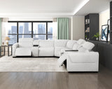 Spivey Dark Gray Leather Loveseat from Homelegance - Luna Furniture