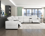 Spivey Dark Gray Leather Loveseat from Homelegance - Luna Furniture