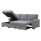 Morelia Beige RAF Storage Sleeper Sofa Chaise from Homelegance - Luna Furniture