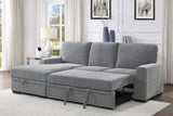 Morelia Beige RAF Storage Sleeper Sofa Chaise from Homelegance - Luna Furniture