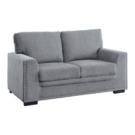 Morelia Dark Gray 2-Piece Living Room Set from Homelegance - Luna Furniture