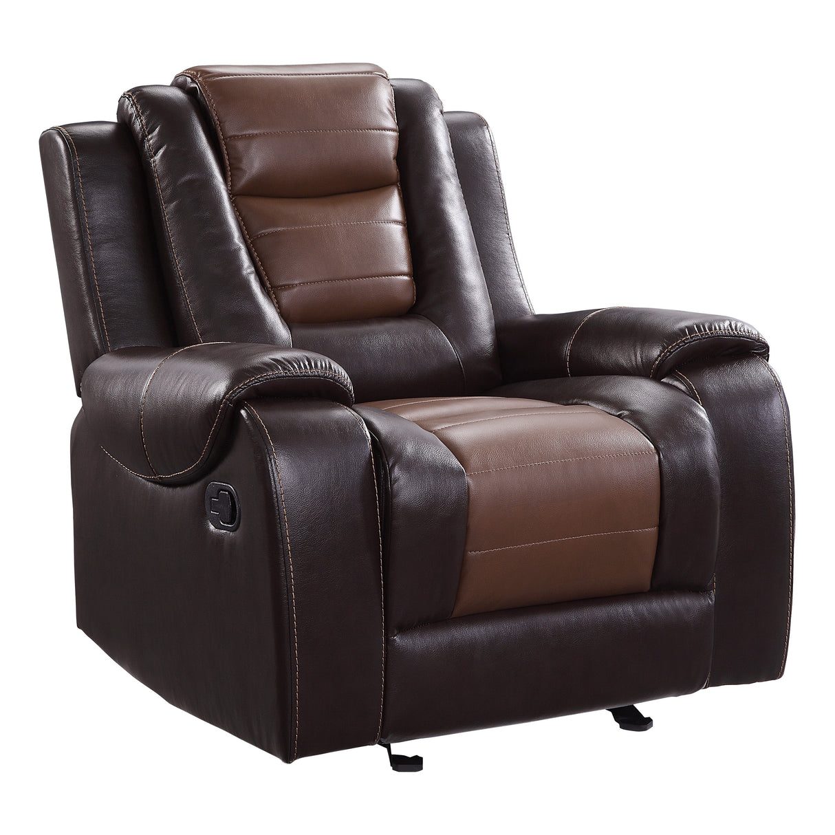 Briscoe Brown Glider Reclining Chair from Homelegance - Luna Furniture