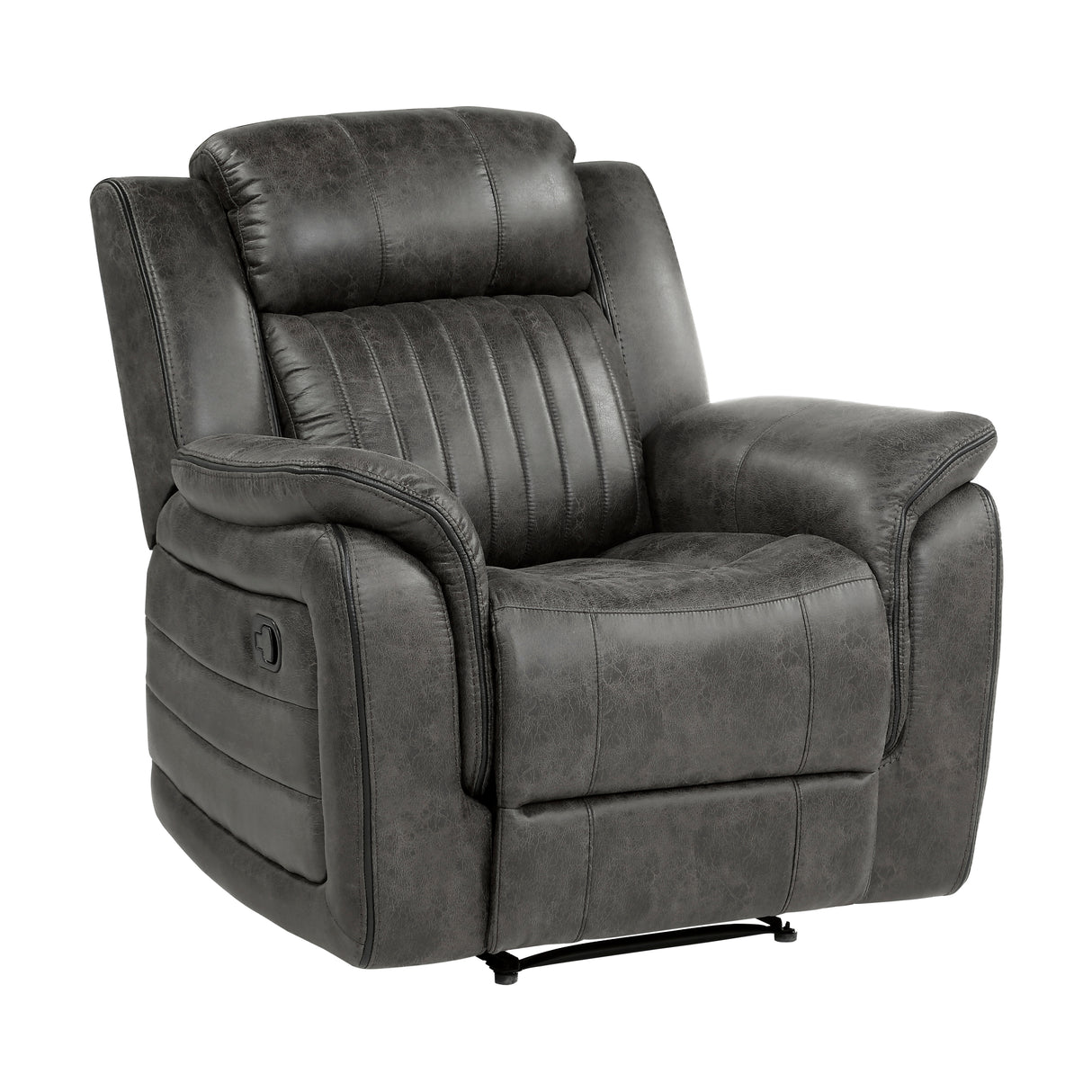 Centeroak Brownish Gray Reclining Chair from Homelegance - Luna Furniture