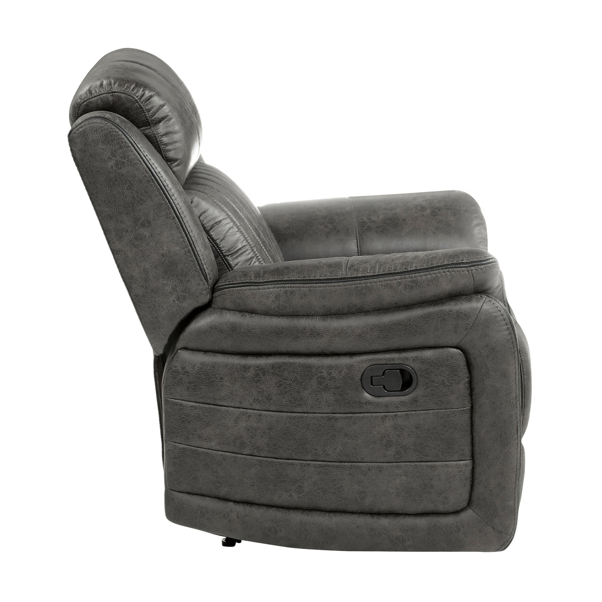 Centeroak Brownish Gray Reclining Chair from Homelegance - Luna Furniture