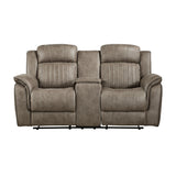 Centeroak Sandy Brown Reclining Chair from Homelegance - Luna Furniture