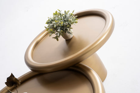 950 Gold 3-Piece Coffee Table Set from Nova Furniture - Luna Furniture