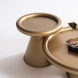 950 Gold 3-Piece Coffee Table Set from Nova Furniture - Luna Furniture