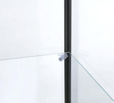 Bellatrix Mango 3-Shelf Clear Glass Curio Cabinet from Coaster - Luna Furniture
