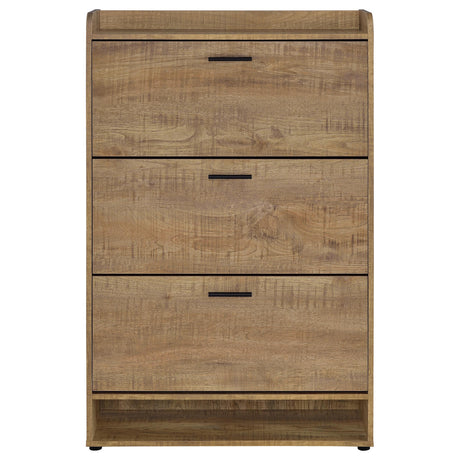 Denia Mango 3-tier Engineered Wood Shoe Cabinet from Coaster - Luna Furniture