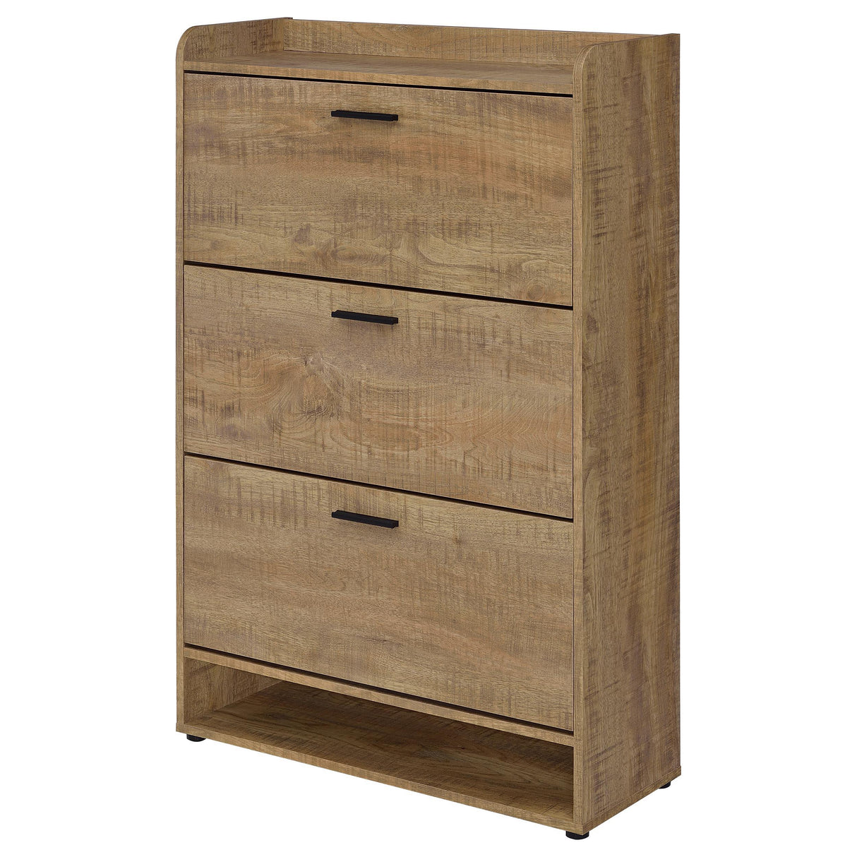 Denia Mango 3-tier Engineered Wood Shoe Cabinet from Coaster - Luna Furniture