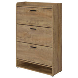 Denia Mango 3-tier Engineered Wood Shoe Cabinet from Coaster - Luna Furniture