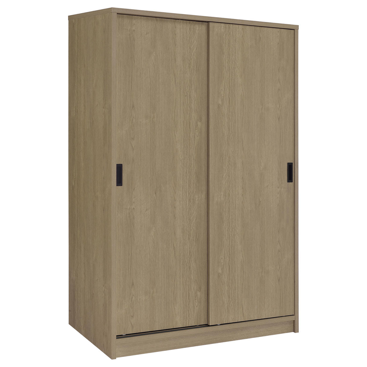 Noble Latte 2-Door Wardrobe Storage Cabinet from Coaster - Luna Furniture