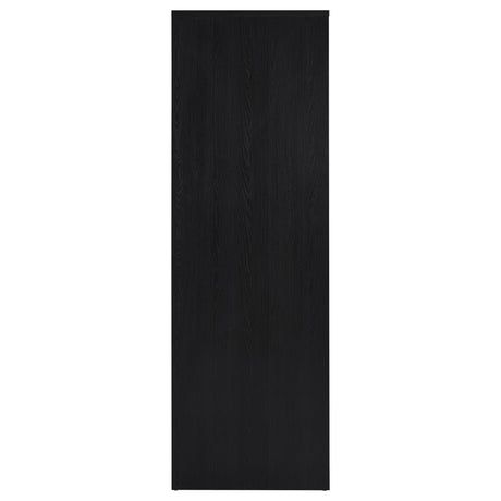 Cerda Black 3-Door Wardrobe Storage Cabinet from Coaster - Luna Furniture