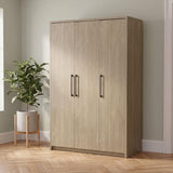 Cerda Latte 3-Door Wardrobe Storage Cabinet from Coaster - Luna Furniture