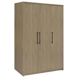 Cerda Latte 3-Door Wardrobe Storage Cabinet from Coaster - Luna Furniture