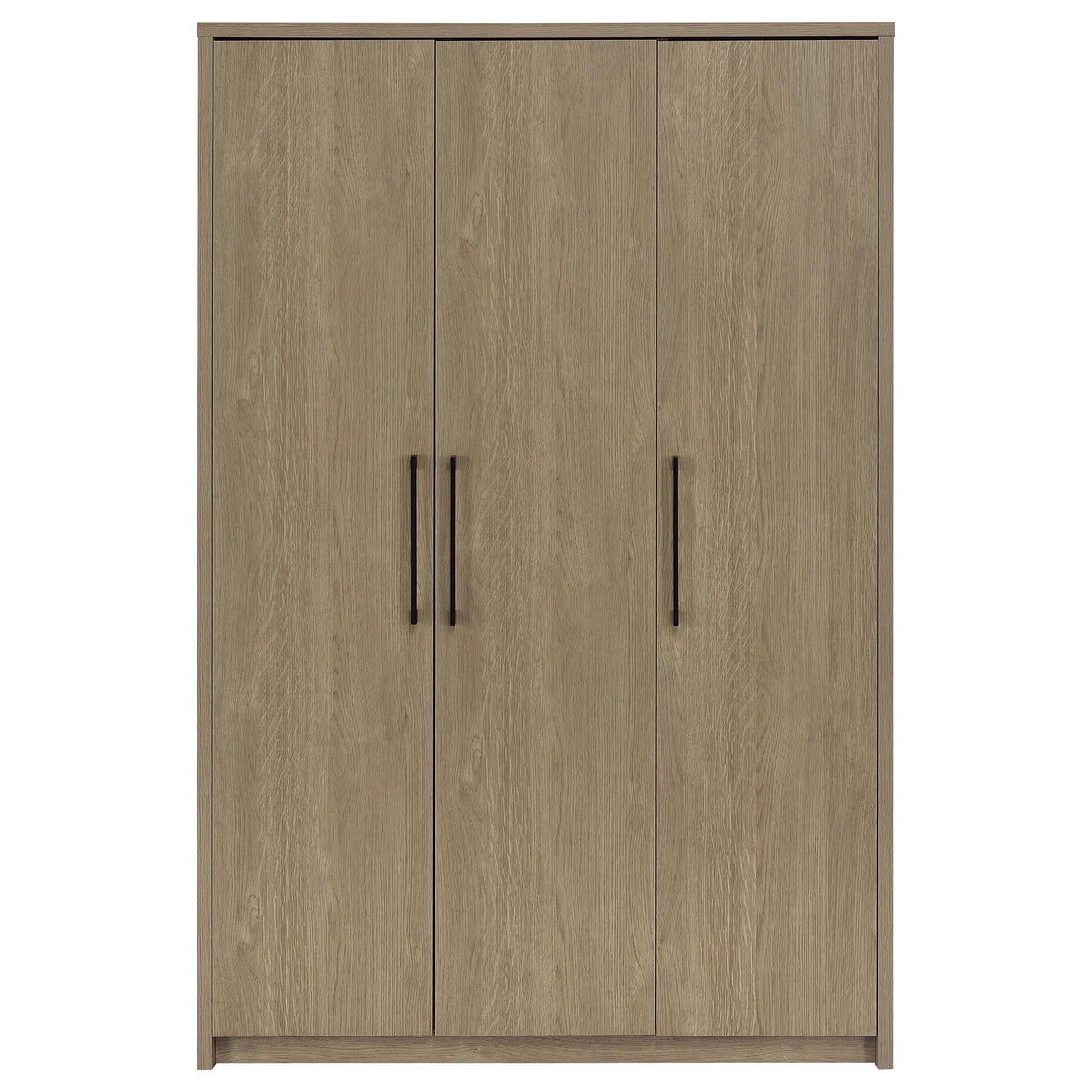 Cerda Latte 3-Door Wardrobe Storage Cabinet from Coaster - Luna Furniture