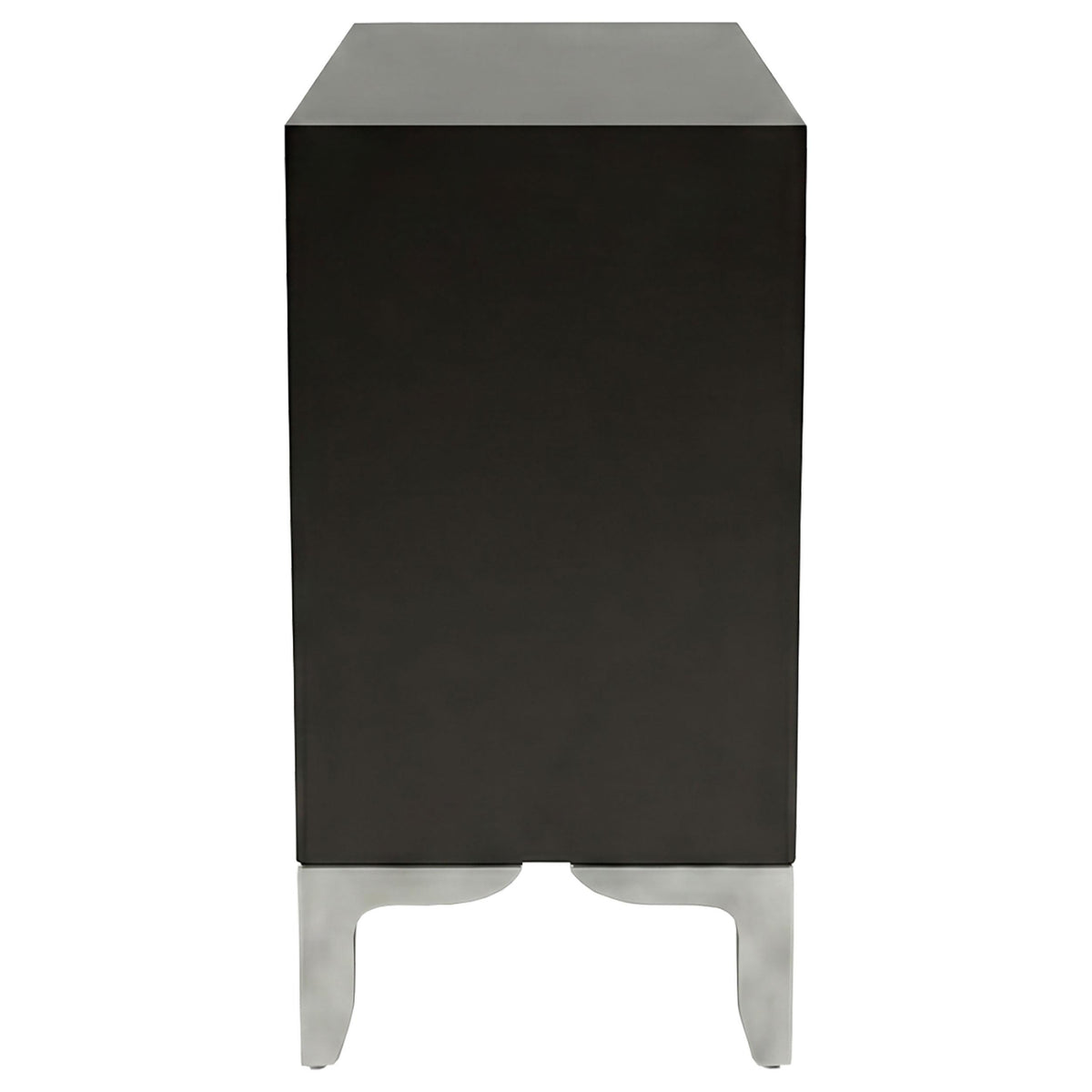 Forbes Black 2-Door Bone Inlay Accent Cabinet from Coaster - Luna Furniture