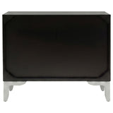 Forbes Black 2-Door Bone Inlay Accent Cabinet from Coaster - Luna Furniture