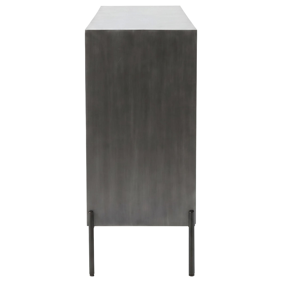 Krause Grey 3-door Bone Inlay Accent Cabinet and Black from Coaster - Luna Furniture