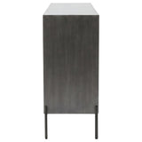 Krause Grey 3-door Bone Inlay Accent Cabinet and Black from Coaster - Luna Furniture