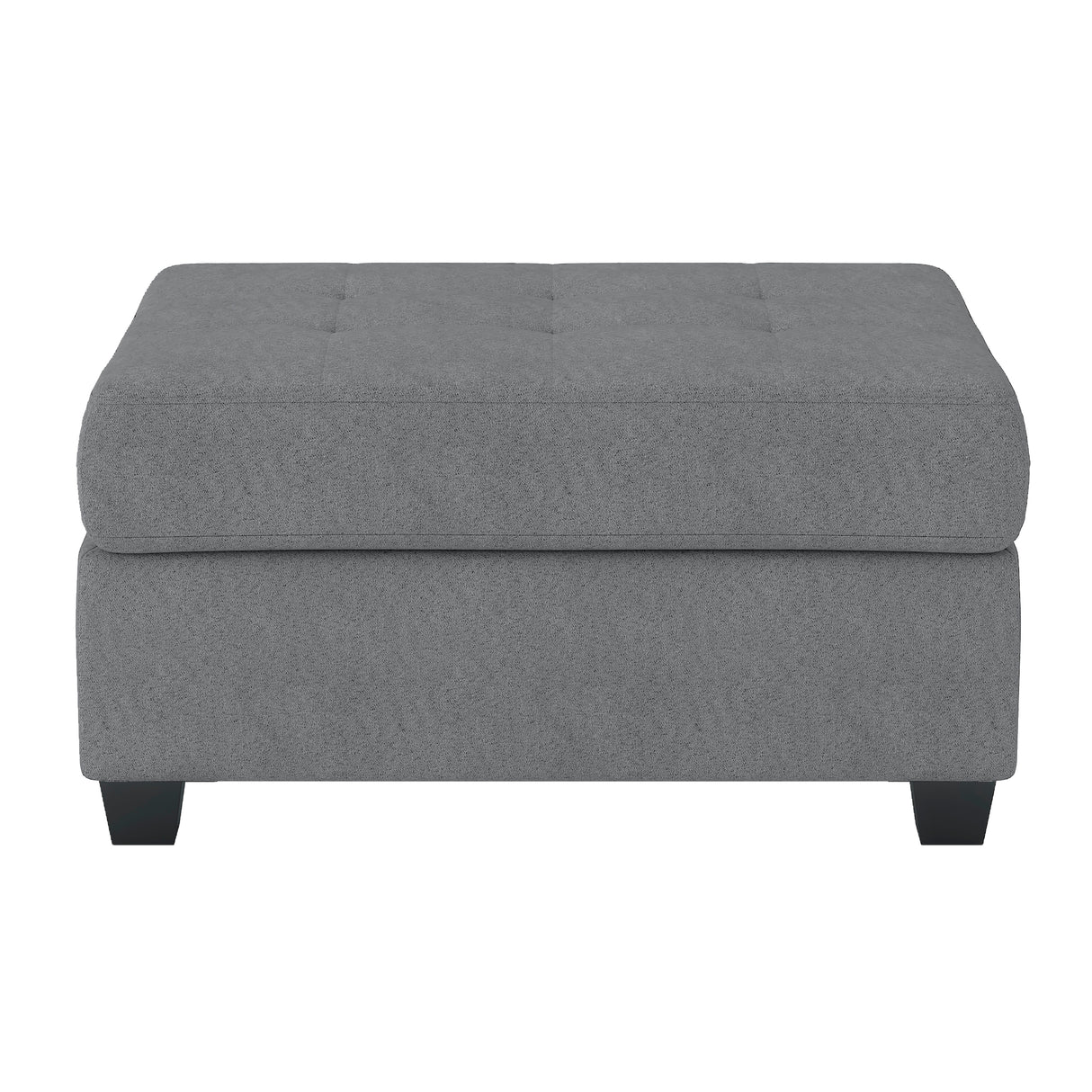 Maston Dark Gray Ottoman from Homelegance - Luna Furniture