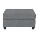 Maston Dark Gray Ottoman from Homelegance - Luna Furniture