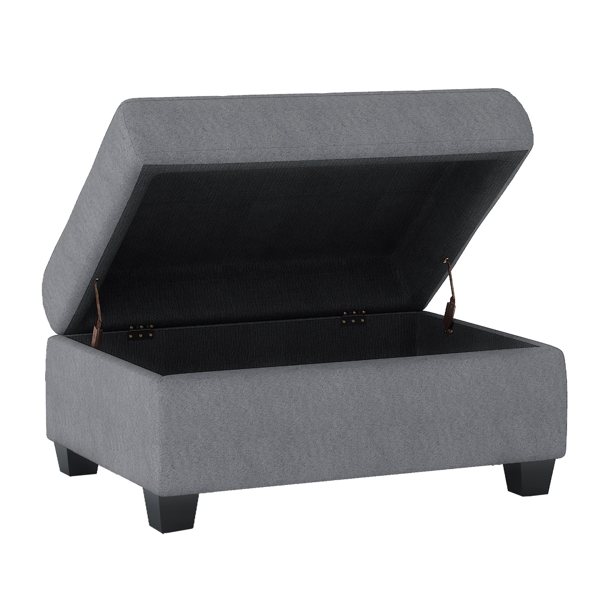 Maston Dark Gray Ottoman from Homelegance - Luna Furniture