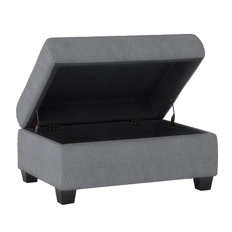 Maston Dark Gray Ottoman from Homelegance - Luna Furniture
