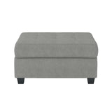 Maston Light Gray Ottoman from Homelegance - Luna Furniture
