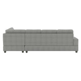 Maston Light Gray Ottoman from Homelegance - Luna Furniture