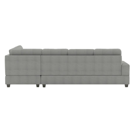 Maston Light Gray Ottoman from Homelegance - Luna Furniture