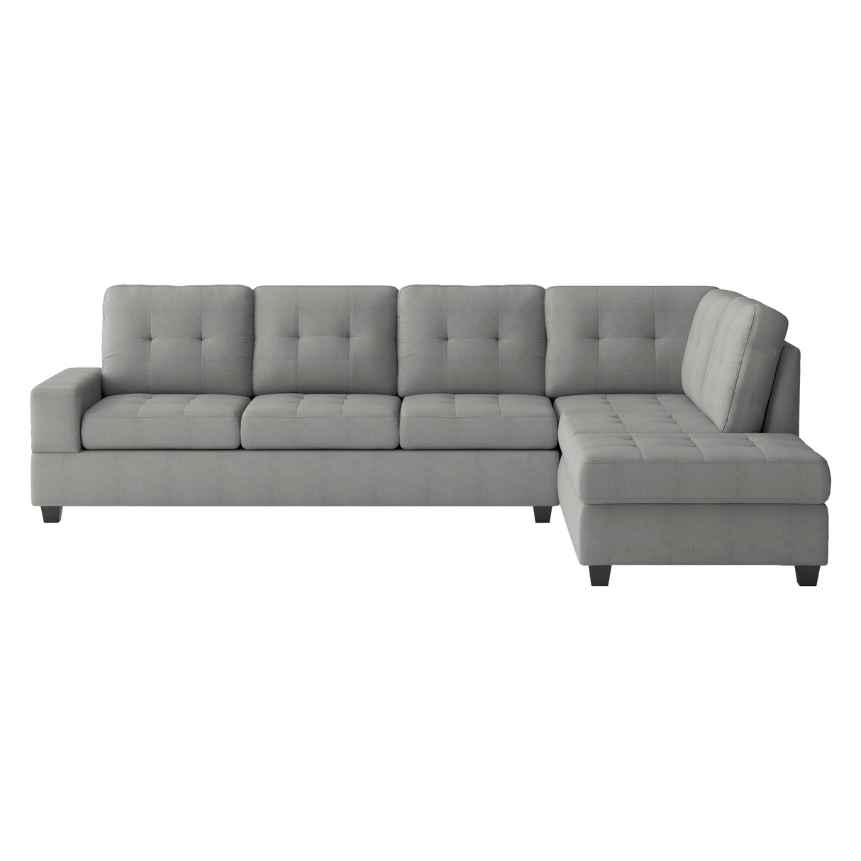 Maston Light Gray Ottoman from Homelegance - Luna Furniture